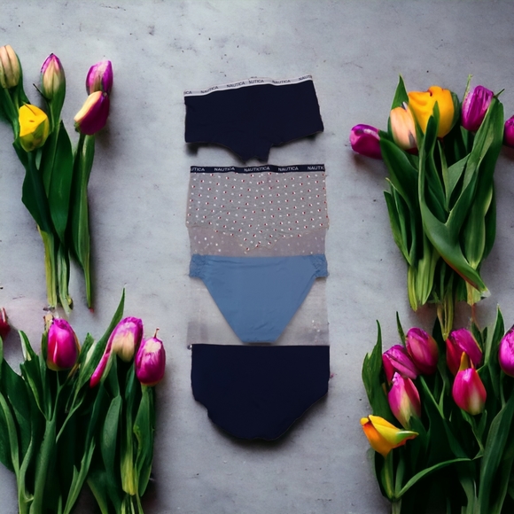 NWOT NAUTICA Set of 4 Mixed Bundle Panties, Size L - Picture 2 of 5